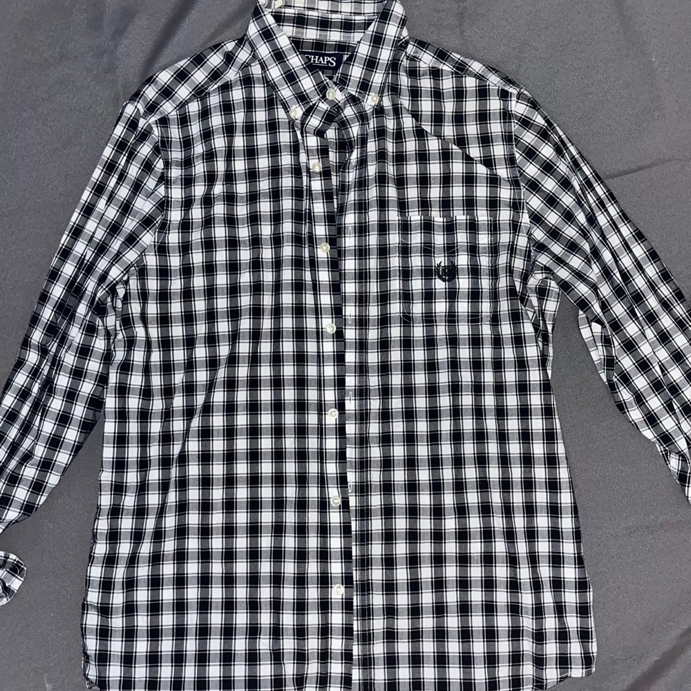 Chaps Easy Care Men’s Medium Button Up